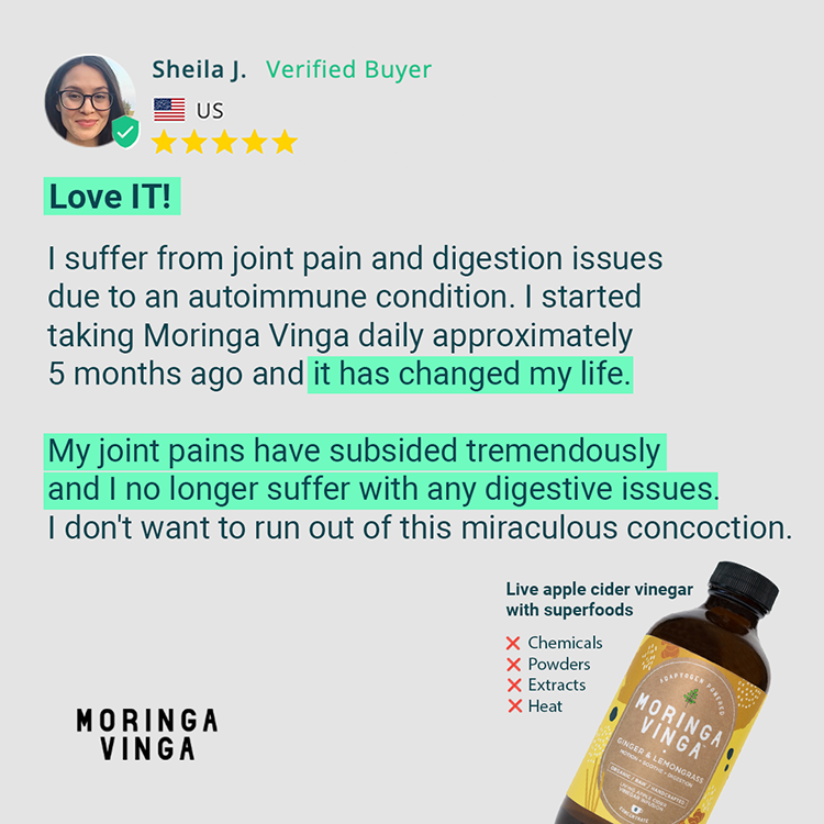 Moringa Vinga Testimonial