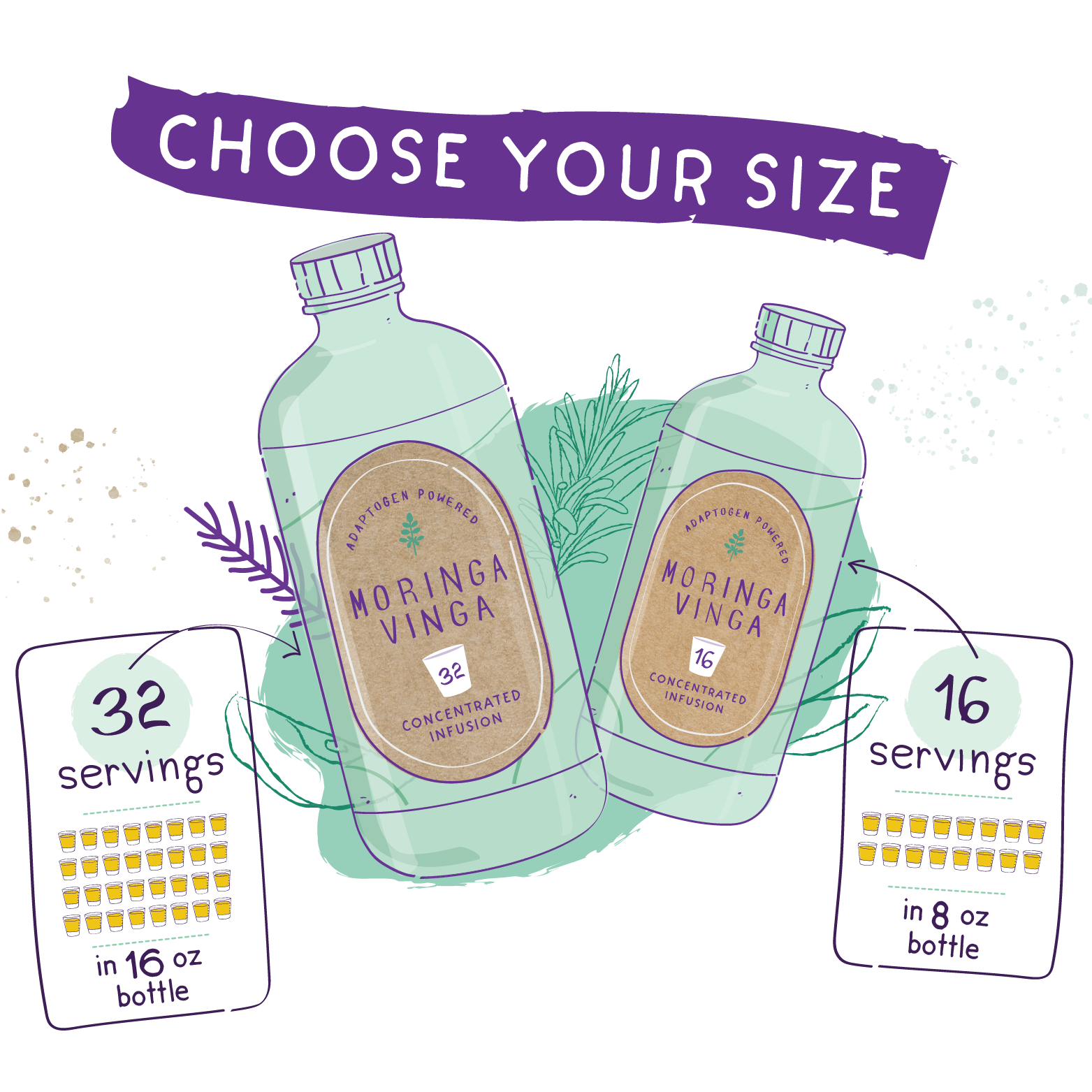 Moringa Vinga serving sizes
