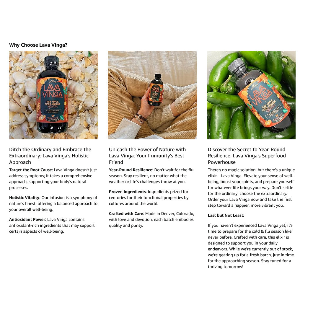 Lava Vinga Natural Cold & Flu Remedy