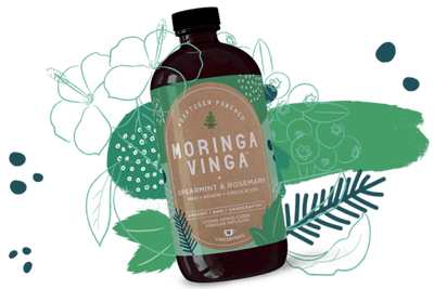 Spearmint and Rosemary with Moringa and ACV